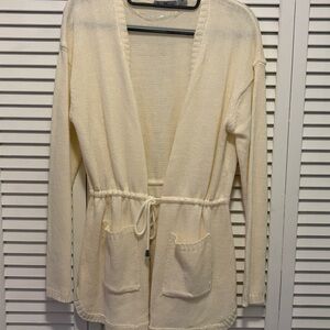 Cream sweater Cardigan